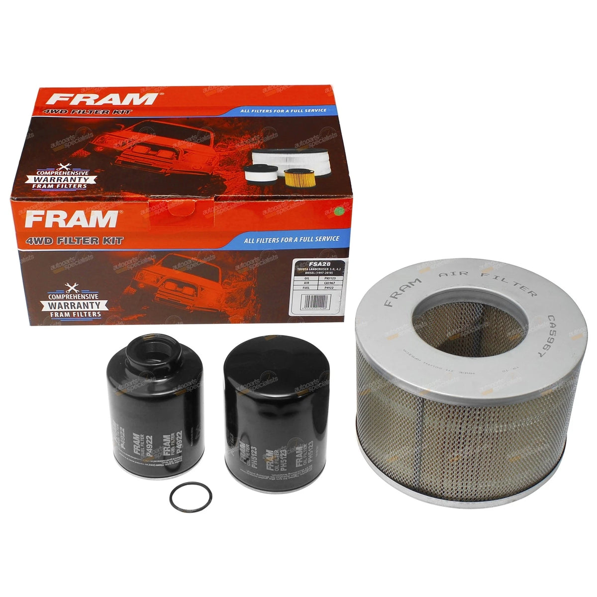 Air Oil Fuel Filter Service Kit for Hilux Surf KZN185 (1995–2000)