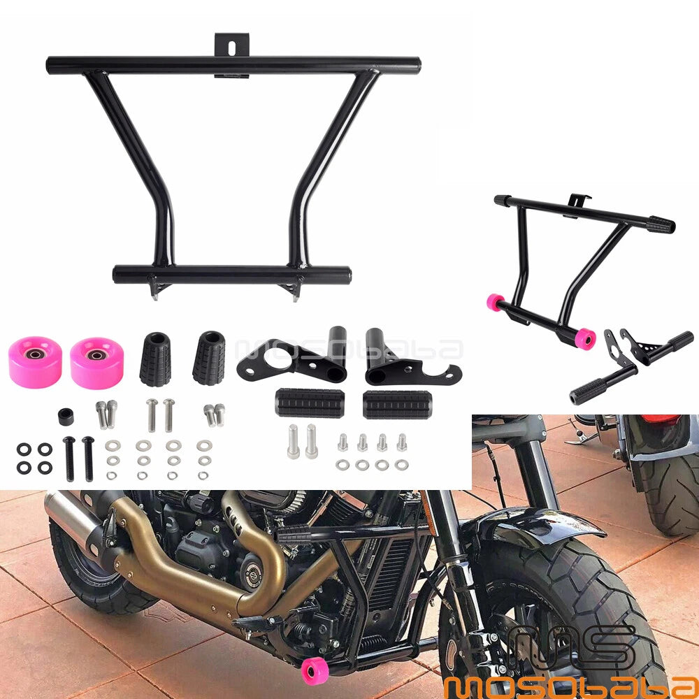 Front Engine Guard Crash Bar for Harley Softail Sport Glide FLSB (2018-2021)