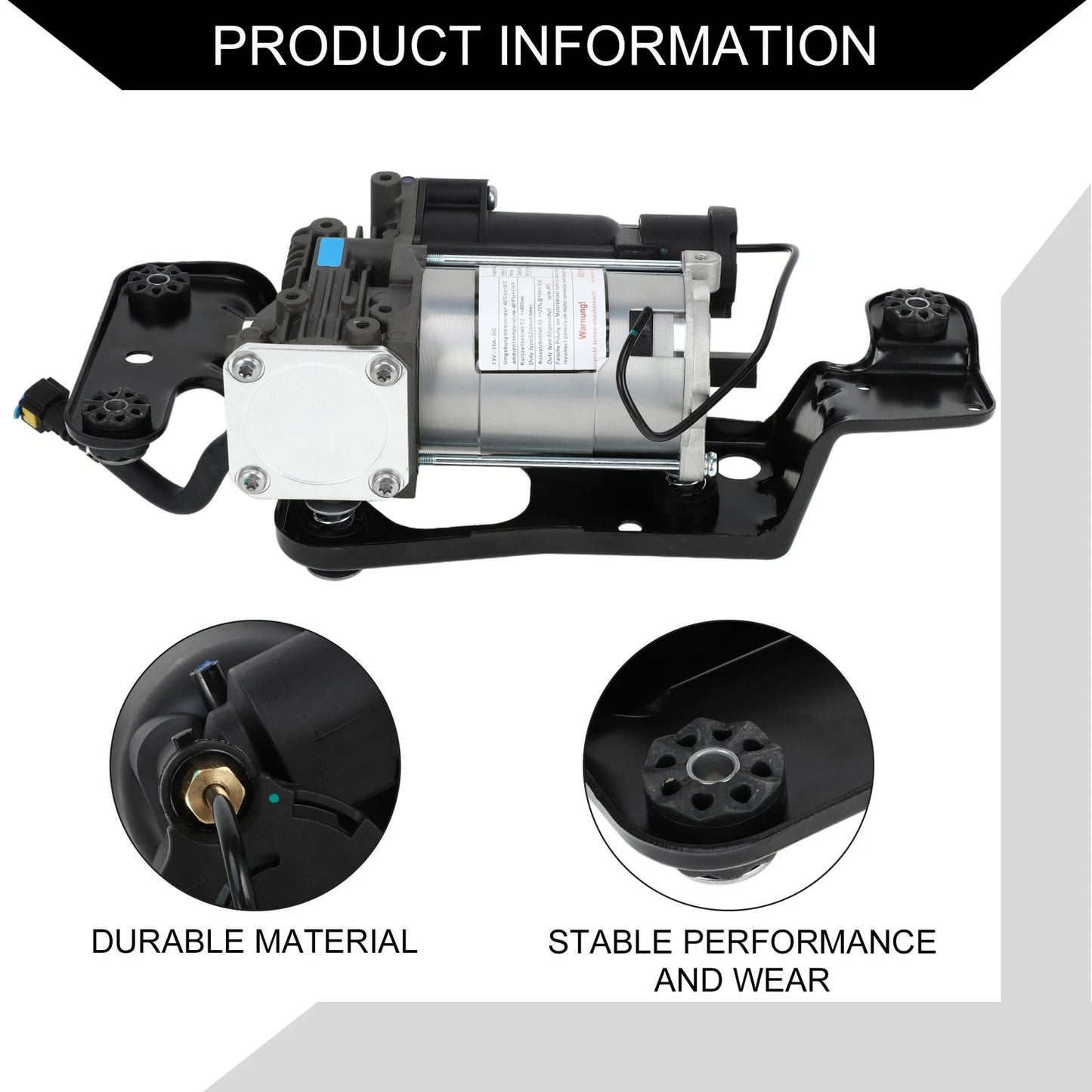 Air Suspension Compressor for BMW X5 E70 3.0d (2006-2008) - 1 Pcs