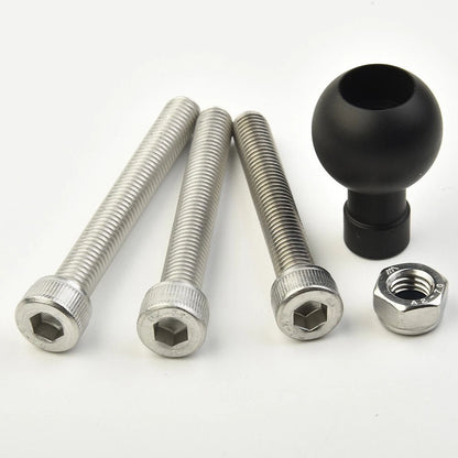 Motorcycle Handlebar Clamp Base 1in Ball M8 Screw for RAM Mounts