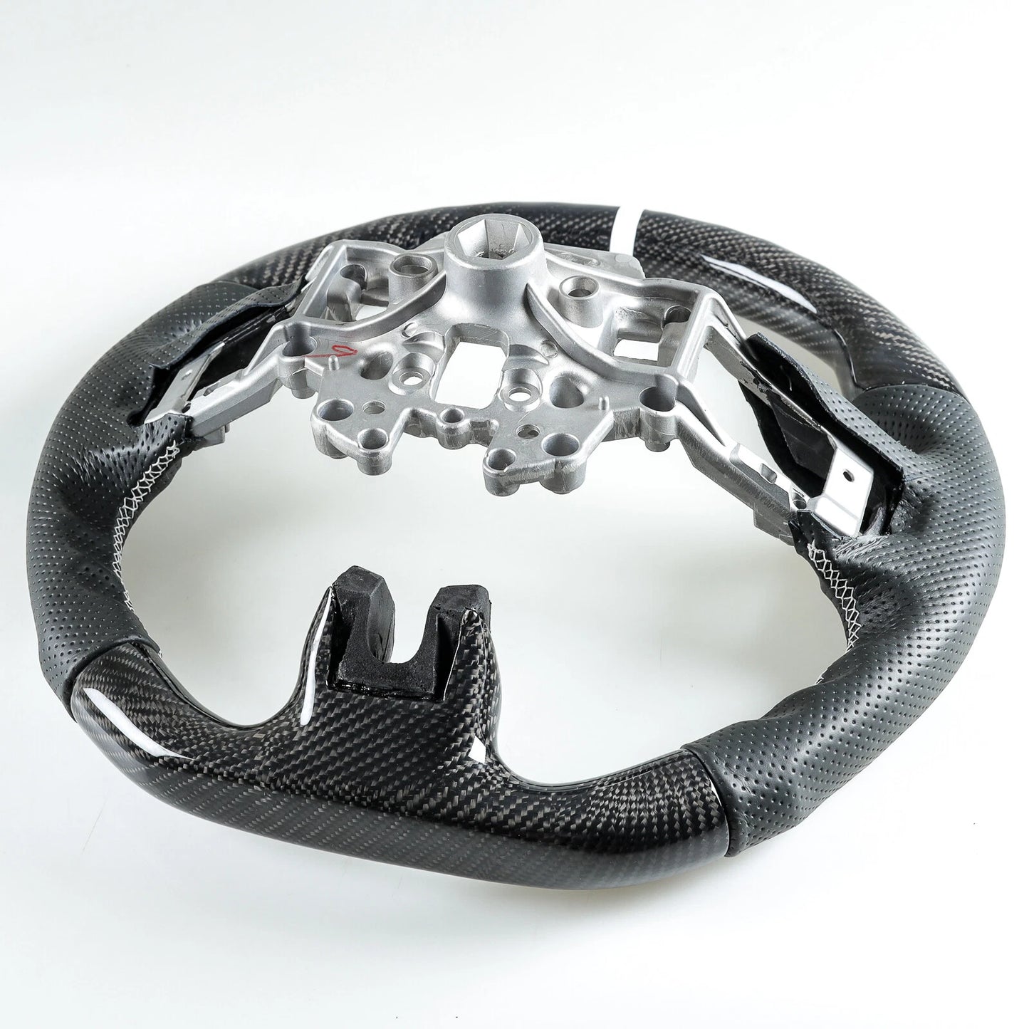 Steering Wheel, Carbon Fiber Perforated Leather for Ford Mustang (2015-2017)