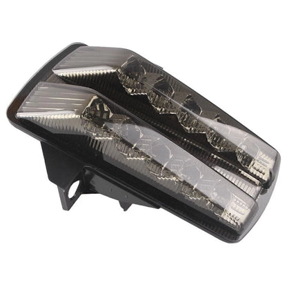Black Rear LED Tail Light with Integrated Turn Signals for Suzuki SV650 (2003-2008)