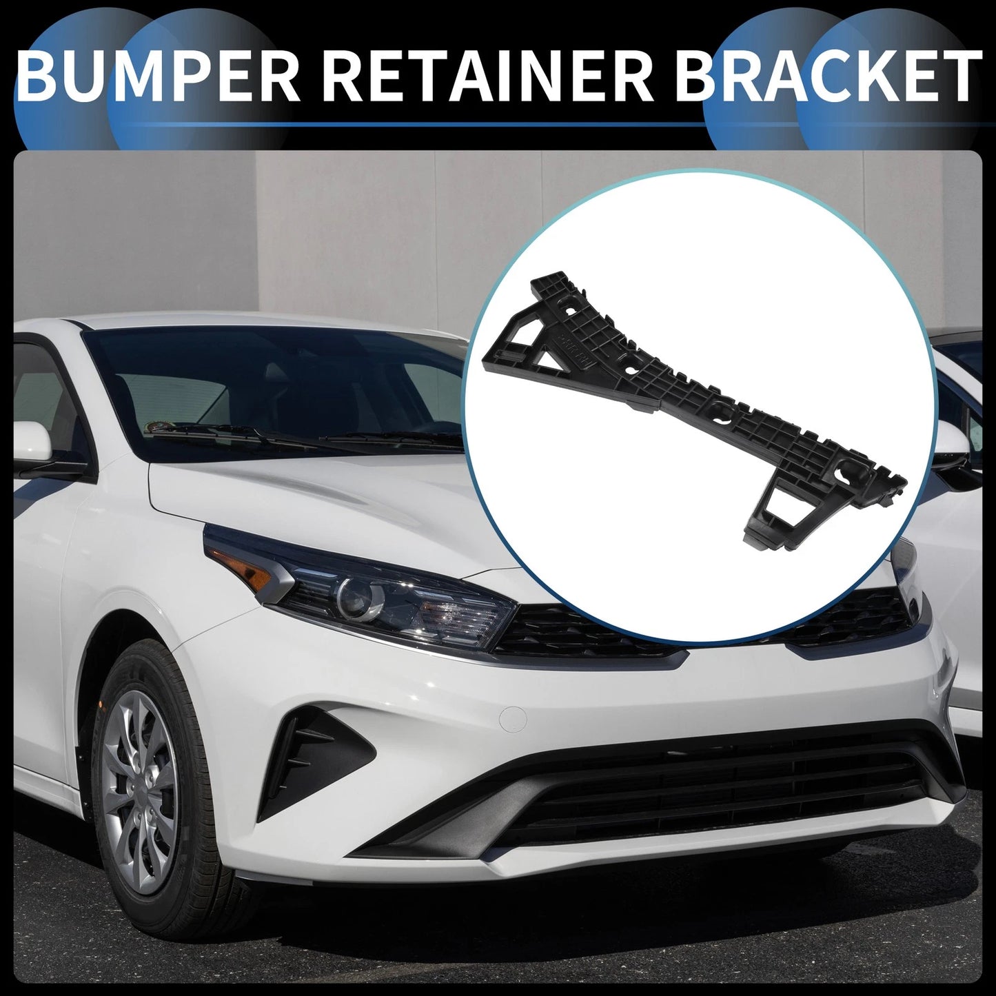 Right Rear Bumper Retainer Bracket for Kia Forte (2019-2021)