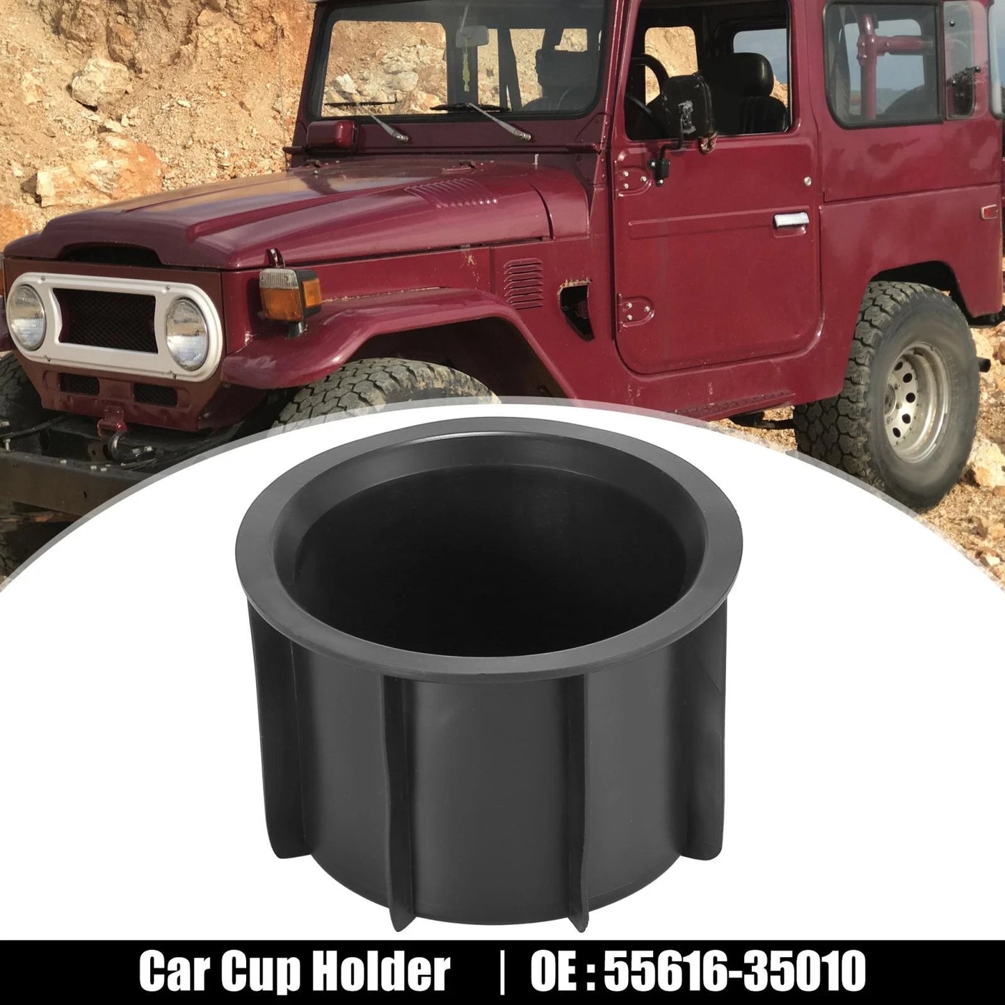 Center Console Cup Holder Insert for Toyota FJ Cruiser (2007–2014)