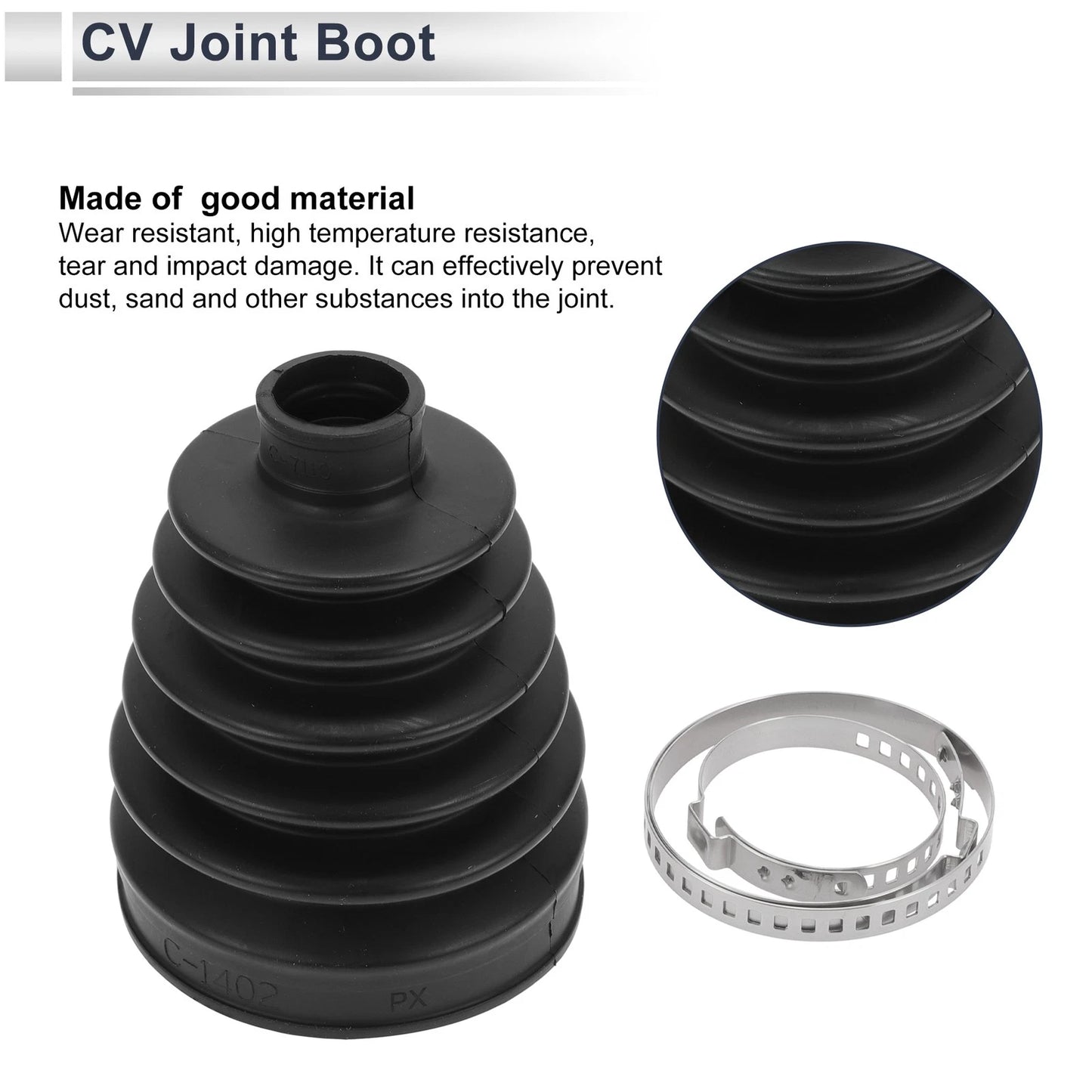 Outer CV Joint Boot Kit for BMW X3 (2004-2010) - Includes Clamps