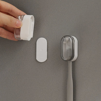 4 x Toothbrush Cap Covers Grey for Manual & Electric Toothbrushes