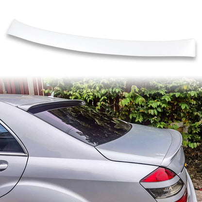 ABS Roof Spoiler for Mercedes Benz W221 Sedan (2007-2013) Calcite White