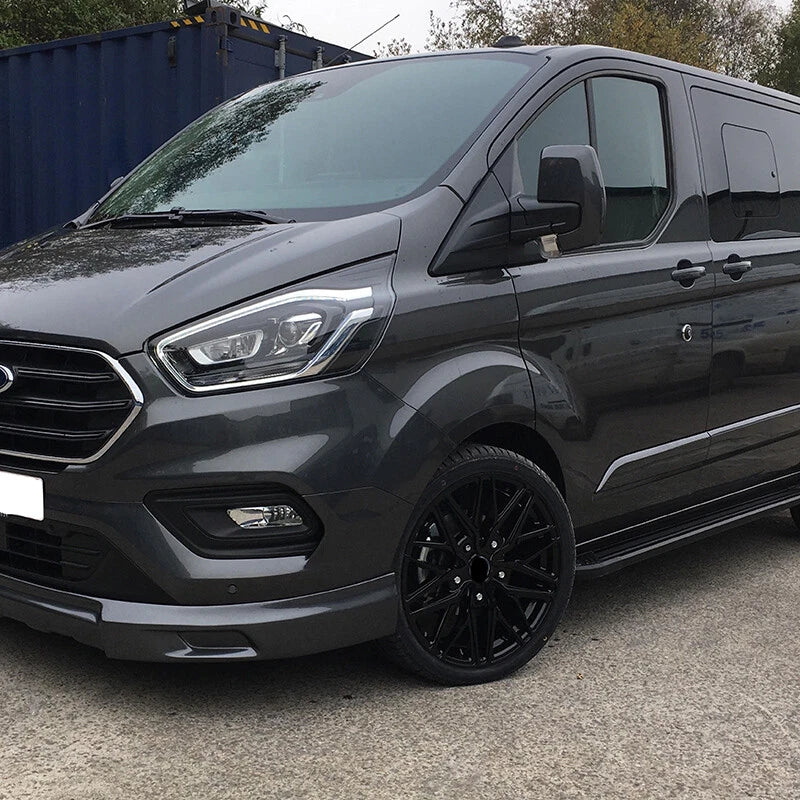 Carbon Look Door Wing Mirror Cover Caps for 2012+ Ford Transit Custom Van (2012)