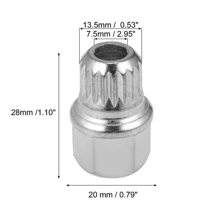 Wheel Lock Lug Nut Screw Removal Key for BMW (2019-2023)