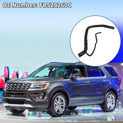 Upper Radiator Hose for Ford Explorer (2011-2019) - Rubber Water Tank Pipe 1 x