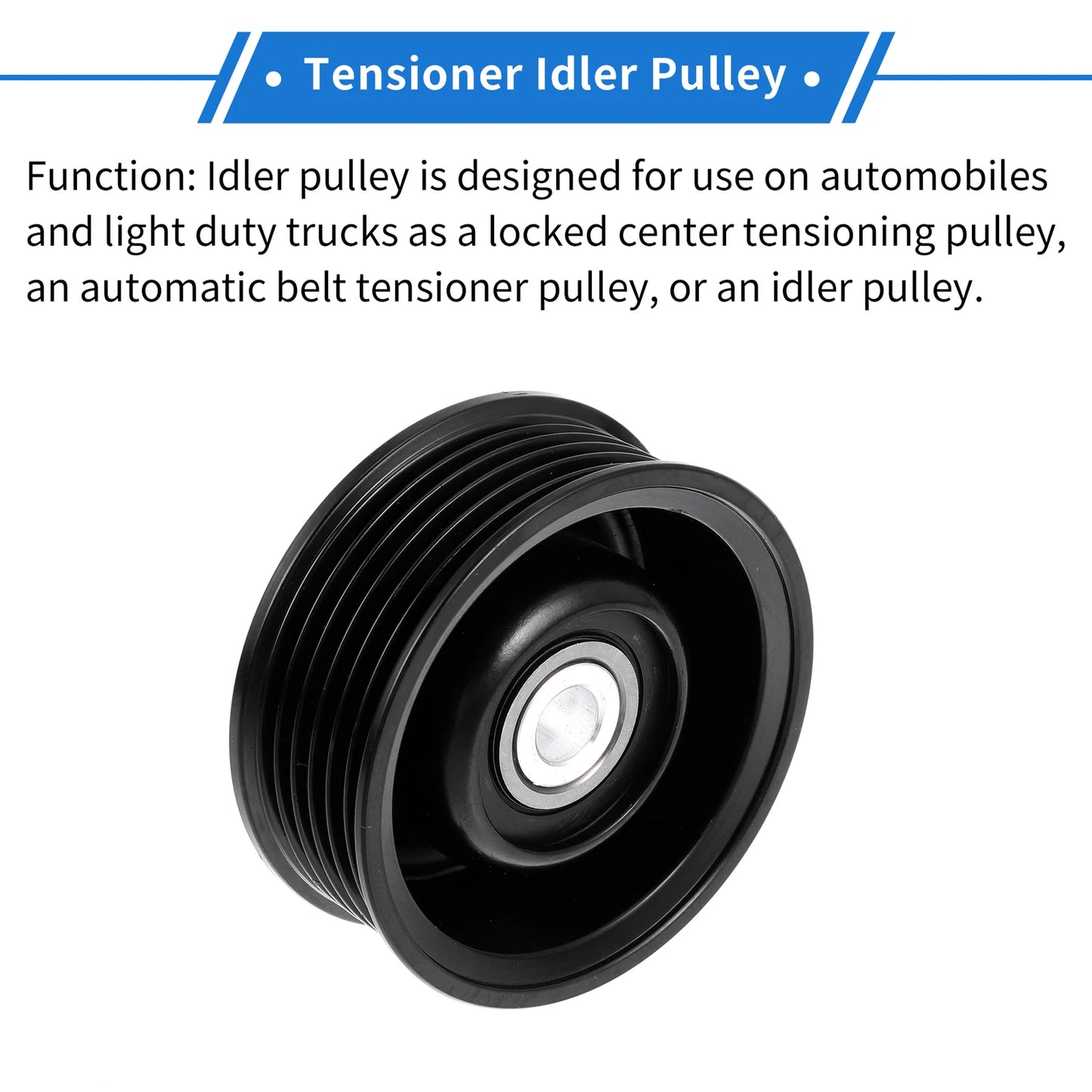 Drive Belt Idler Pulley for Toyota Tundra (2000-2009) 1 x Pulley