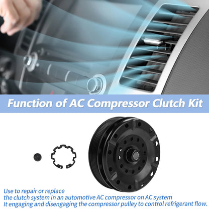 AC Compressor Clutch Kit 6-Groove for Toyota Corolla Matrix