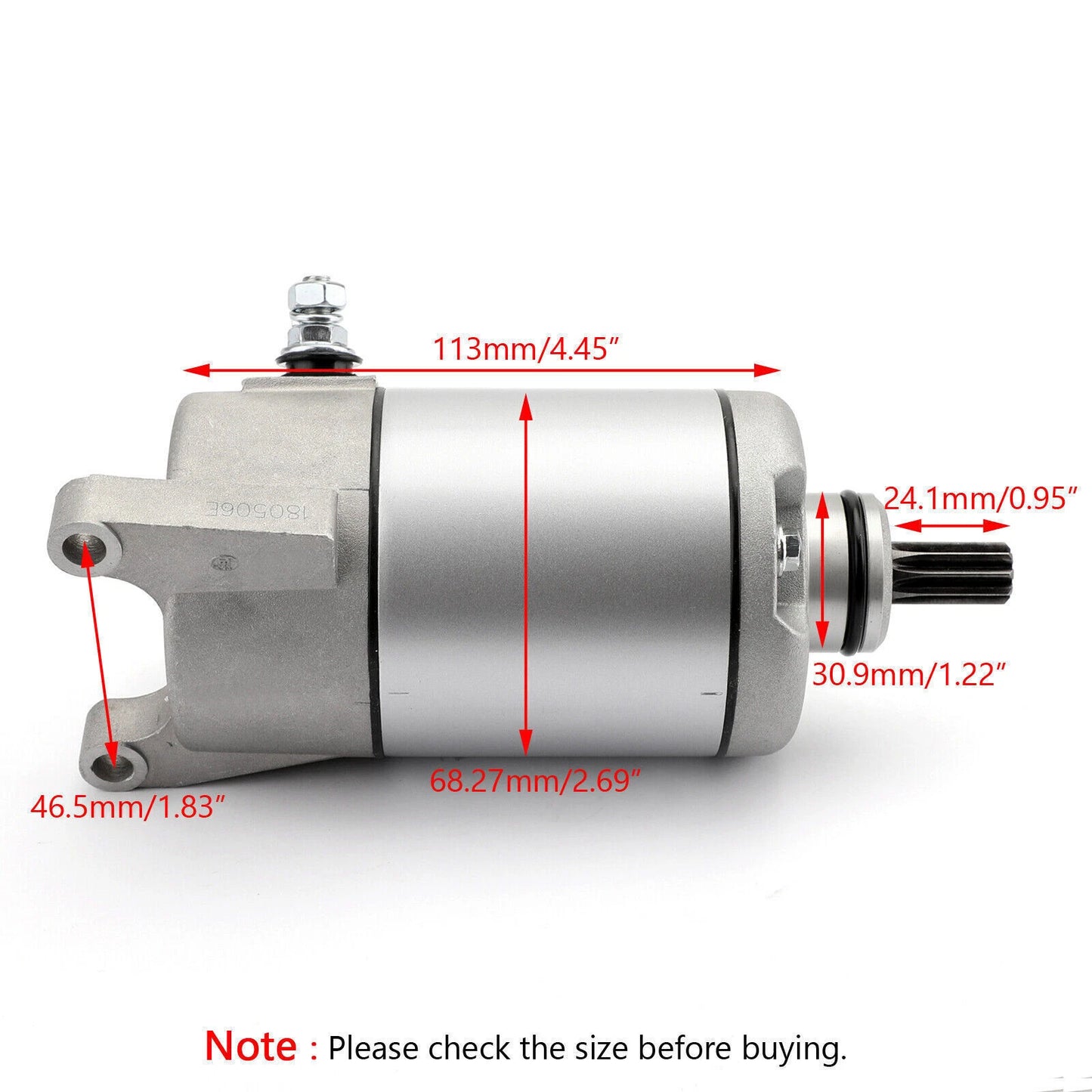 Starter Motor for Yamaha Grizzly 350 YFM35 (2007-2014)