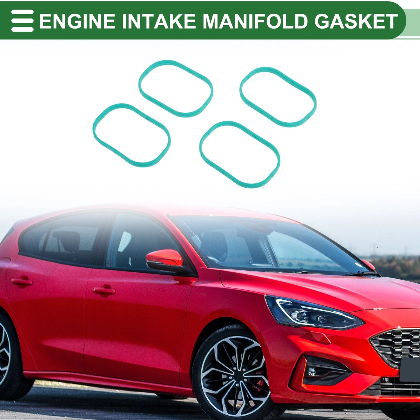 Intake Manifold Gasket Set for Ford Focus (2010-2020) - 4 Pcs