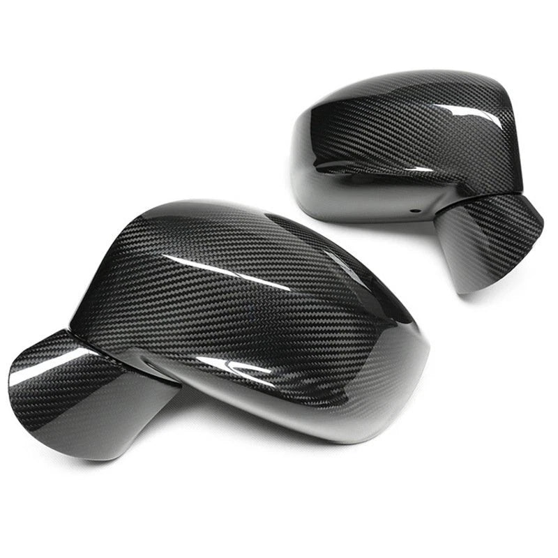 Real Carbon Fiber Side Mirror Cover Caps Replacement for Nissan R35 GTR 2008-24