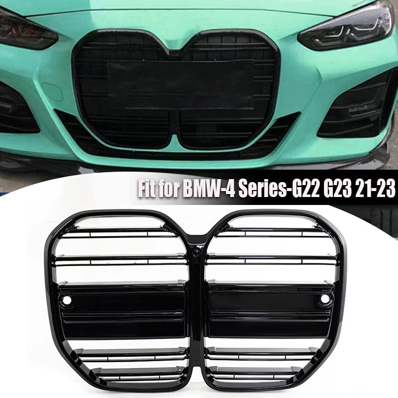 Gloss Black Front Grille for 2021-2024 BMW 4 Series G22 G23 430i M440i