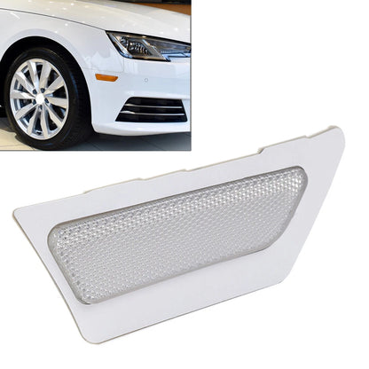 White Front Bumper Reflector Side Marker Light for Audi A4 B9 (2017-2019)