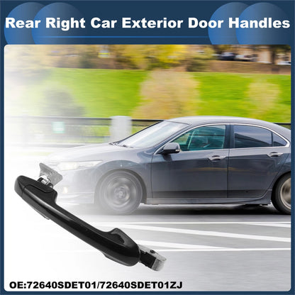 Rear Right Door Handle for Honda Accord (2003-2007) Black