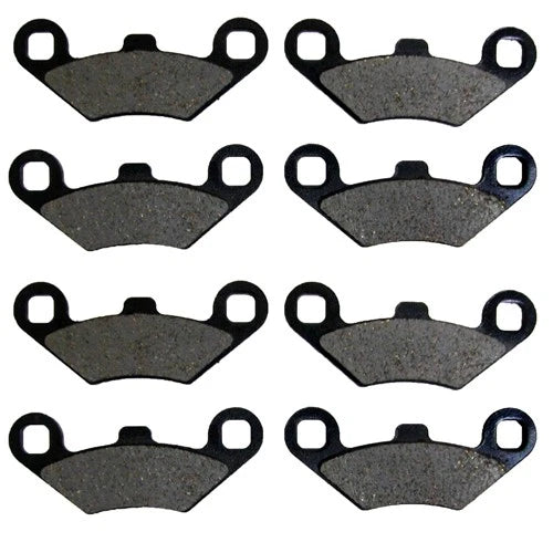 Front & Rear Brake Pads for Polaris ATP 330 500 4x4 HO Quad (2004–2005)