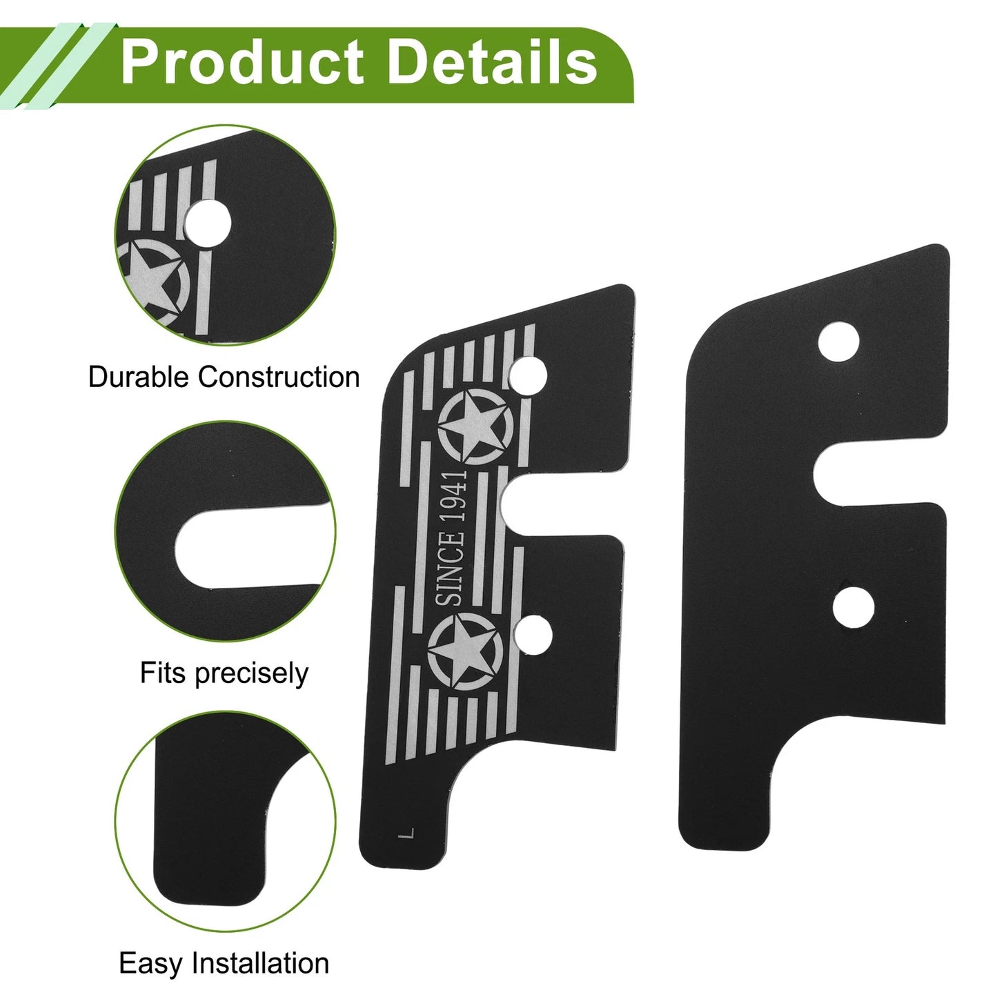 Sun Visor Repair Kit for Jeep Wrangler JK (2018)