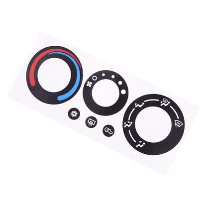 A/C Climate Control Button Sticker for Chevrolet Equinox (2005-2006)