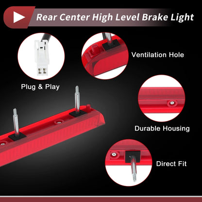 Red LED Third Brake Light for Kia Sorento (2016-2020)