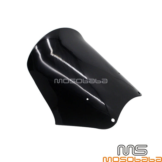 15" Black Windshield for Harley Dyna Low Rider FXDLS, Wide Glide FXDWG (2016-2023)
