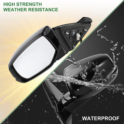 Left Side Door Mirror for Honda Accord 2013-2017 Manual Folding Gloss Black