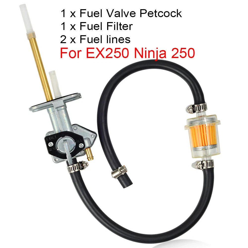 Petcock Fuel Valve for Kawasaki Ninja 250R EX250F (1988–2007)
