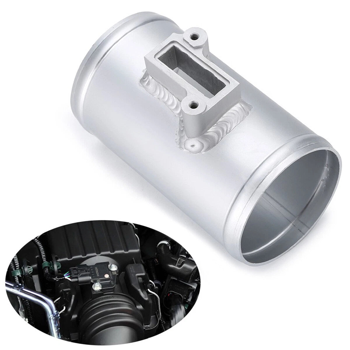 70mm MAF Mass Air Flow Sensor Adapter for Nissan, Honda, Ford