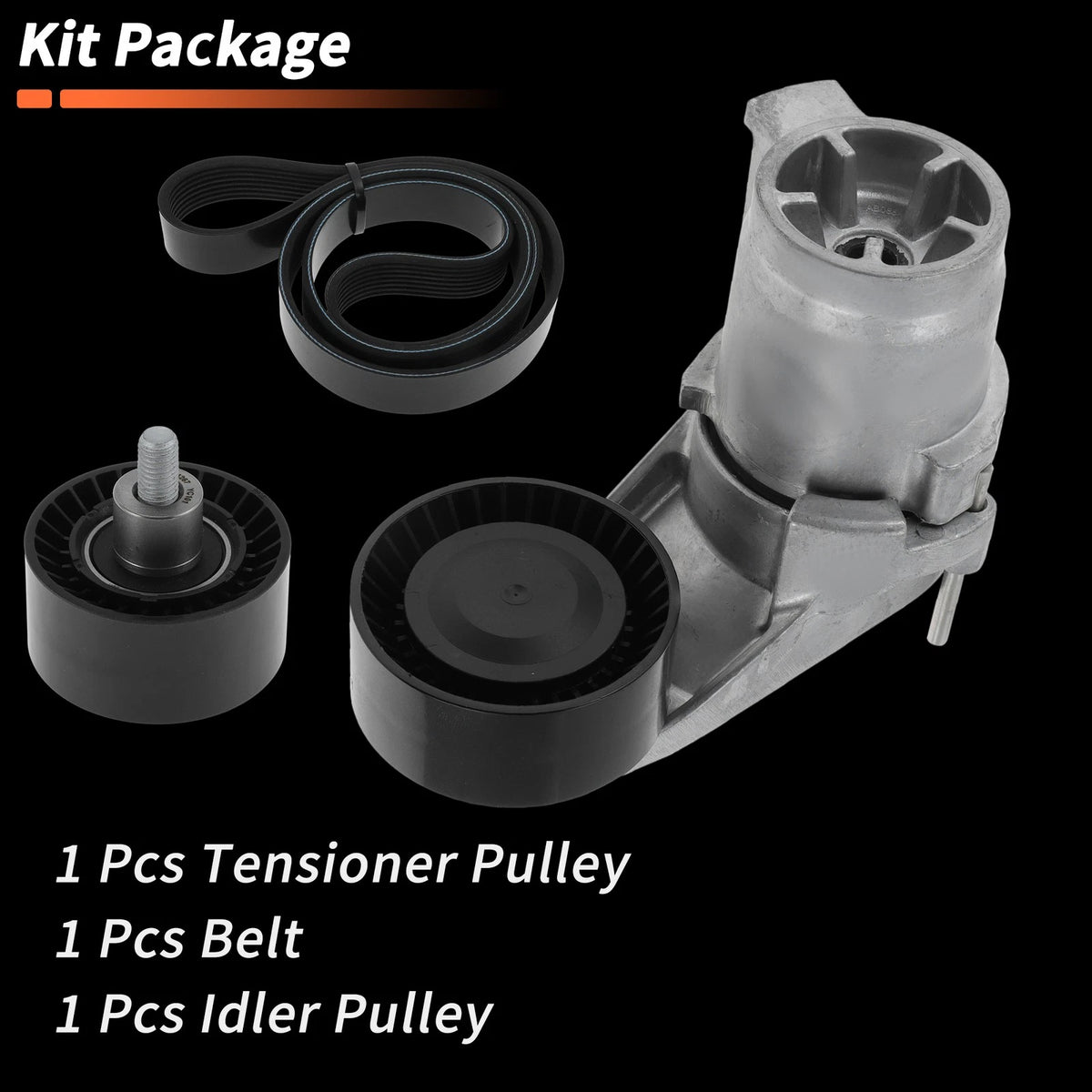 Set Drive Belt Tensioner Kit for BMW 535i (2011 - 2016)