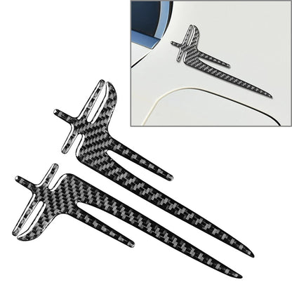 X-Wing Truck Hood Side Trim for Car Caravan Carbon Fiber Black