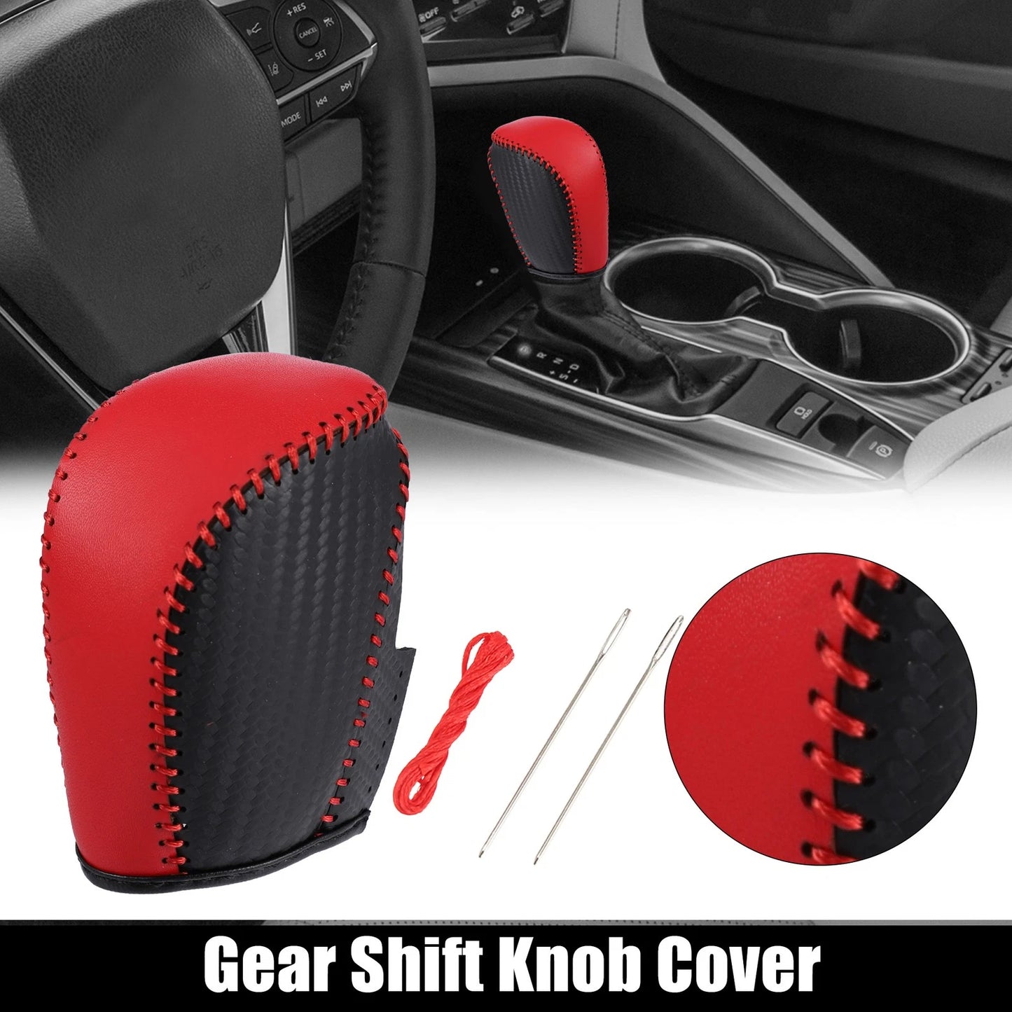 Faux Leather Gear Shift Knob Cover for Honda Accord