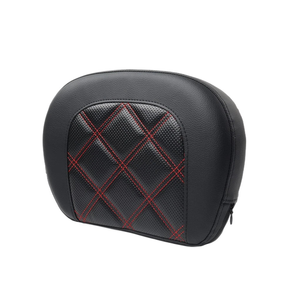 Rear Passenger Sissy Bar Black Backrest Pad for Harley Street Glide (2014-2023)
