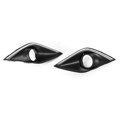2 x Front Fog Lamp Light Cover Bezel Trim for Mitsubishi Outlander (2016-2019)