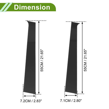 4 x Pillar Window Trim for Dodge Ram (2004 - 2008)