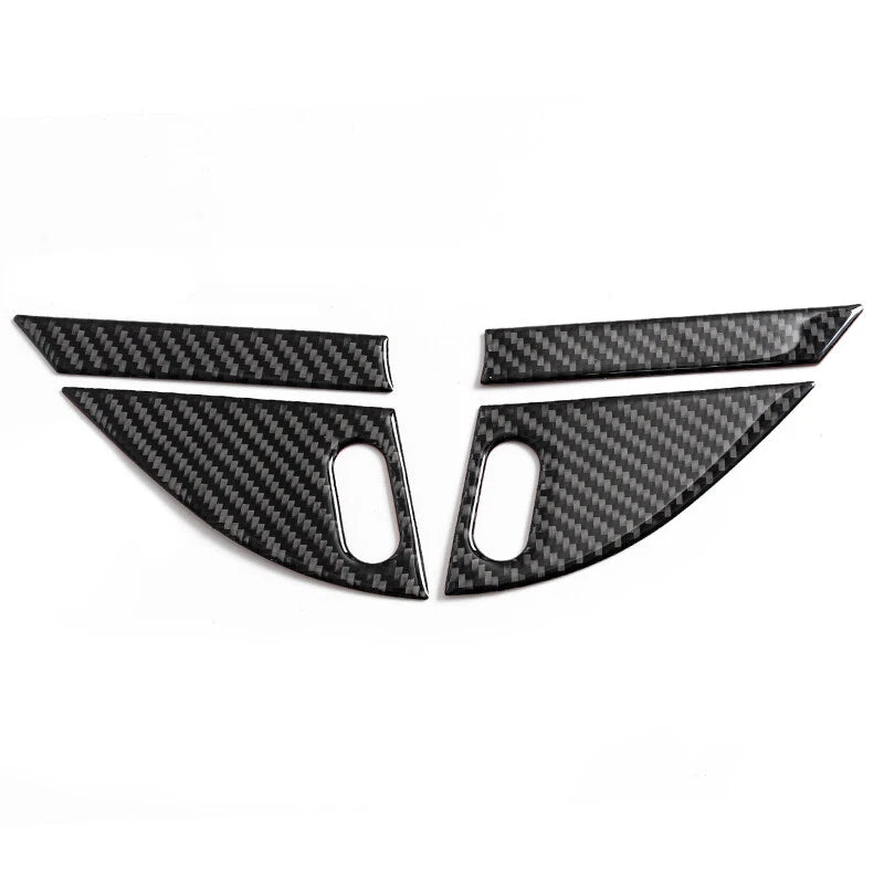 Carbon Fiber Door Corner Speaker Cover Trim 4 x for Dodge Charger (2015-2020)