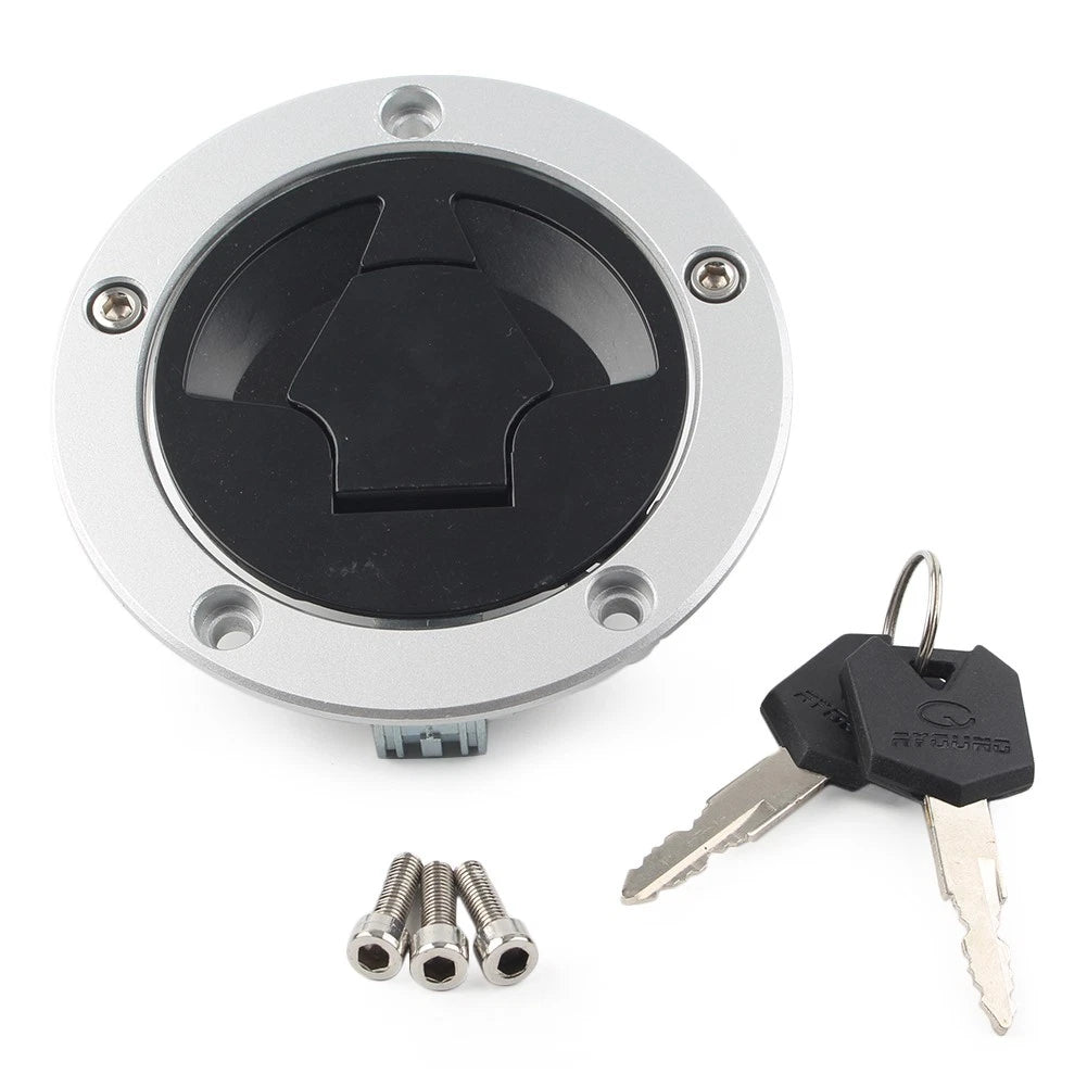 Fuel Gas Tank Cap Cover Lock Keys for Kawasaki Ninja ZX6R (2007-2008)