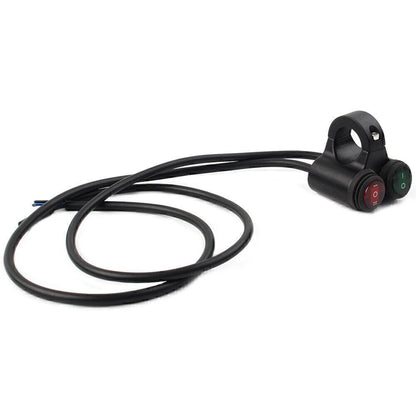 7/8'' 22mm Motorcycle Handlebar Fog Spot Light with Dual On Off Switch for Make & Model
