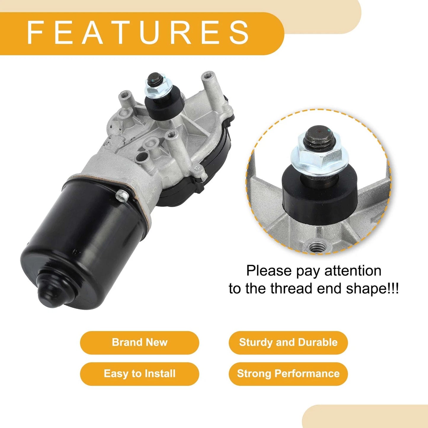 Front Windshield Wiper Motor for Acura RSX (2002 - 2006)