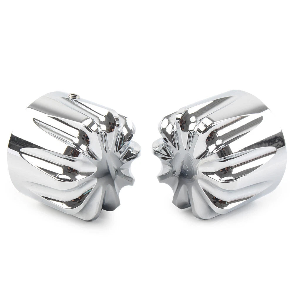 Chrome Front Axle Nut Cover for Harley Touring Softail Road King Dyna