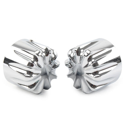 Chrome Front Axle Nut Cover for Harley Touring Softail Road King Dyna