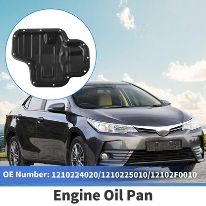 Engine Oil Pan Aluminum Alloy Black for Toyota RAV4 (2019–2023)