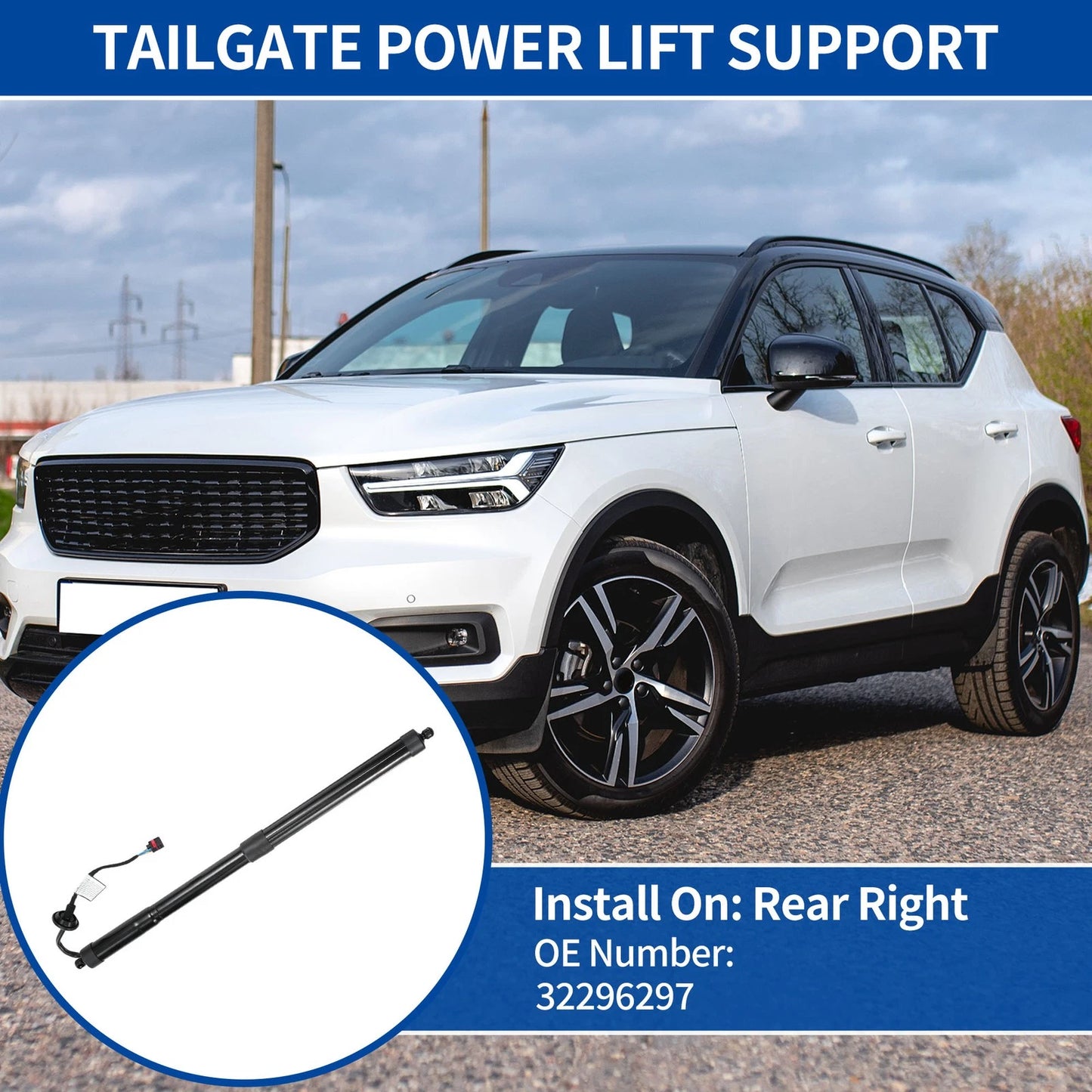 Rear Right Tailgate Lift Support for Volvo XC40 (2020-2025)