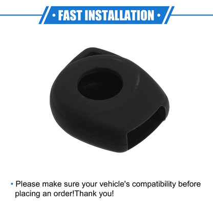 Car Remote Key Fob Case Protectors for Suzuki 2 Button Silicone Black