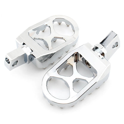 Wide Chrome Motorcycle Driver Footpegs for BMW R18 (2020 - Present)