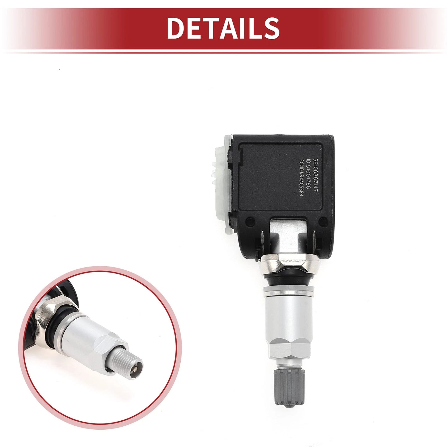 Tire Pressure Sensor 433MHz for BMW 750i (2015-2019) - 1 x Sensor