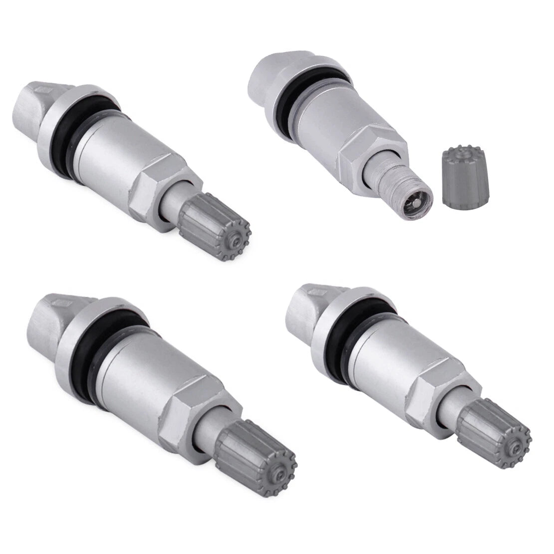 4 x Tire Pressure Sensor Valve Stem Repair Kit for Peugeot 407, 407SW