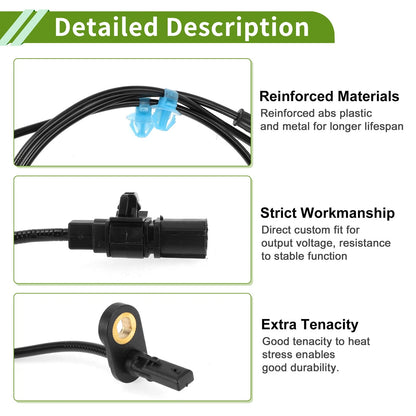 ABS Wheel Speed Sensor Rear Left for Acura RDX (2013-2018)