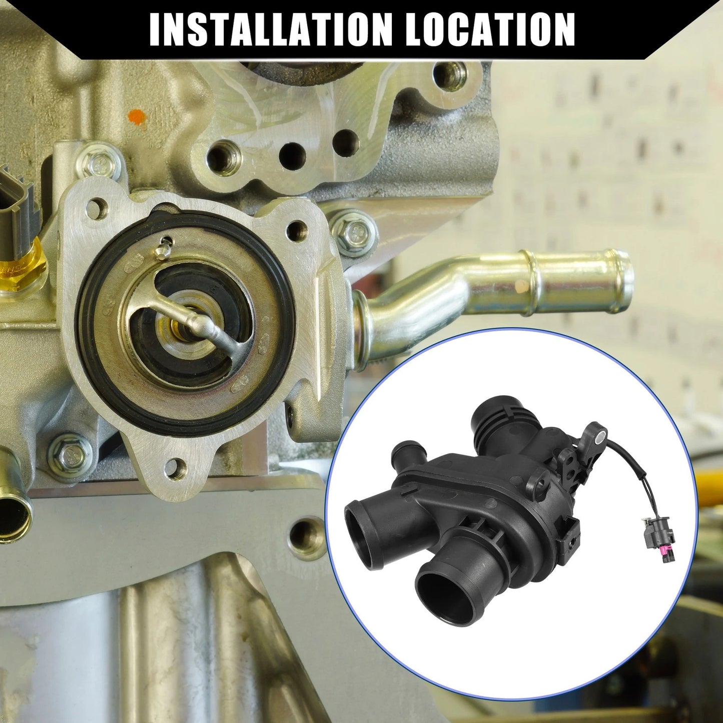 Engine Coolant Thermostat Housing for Land Rover (2005-2013)